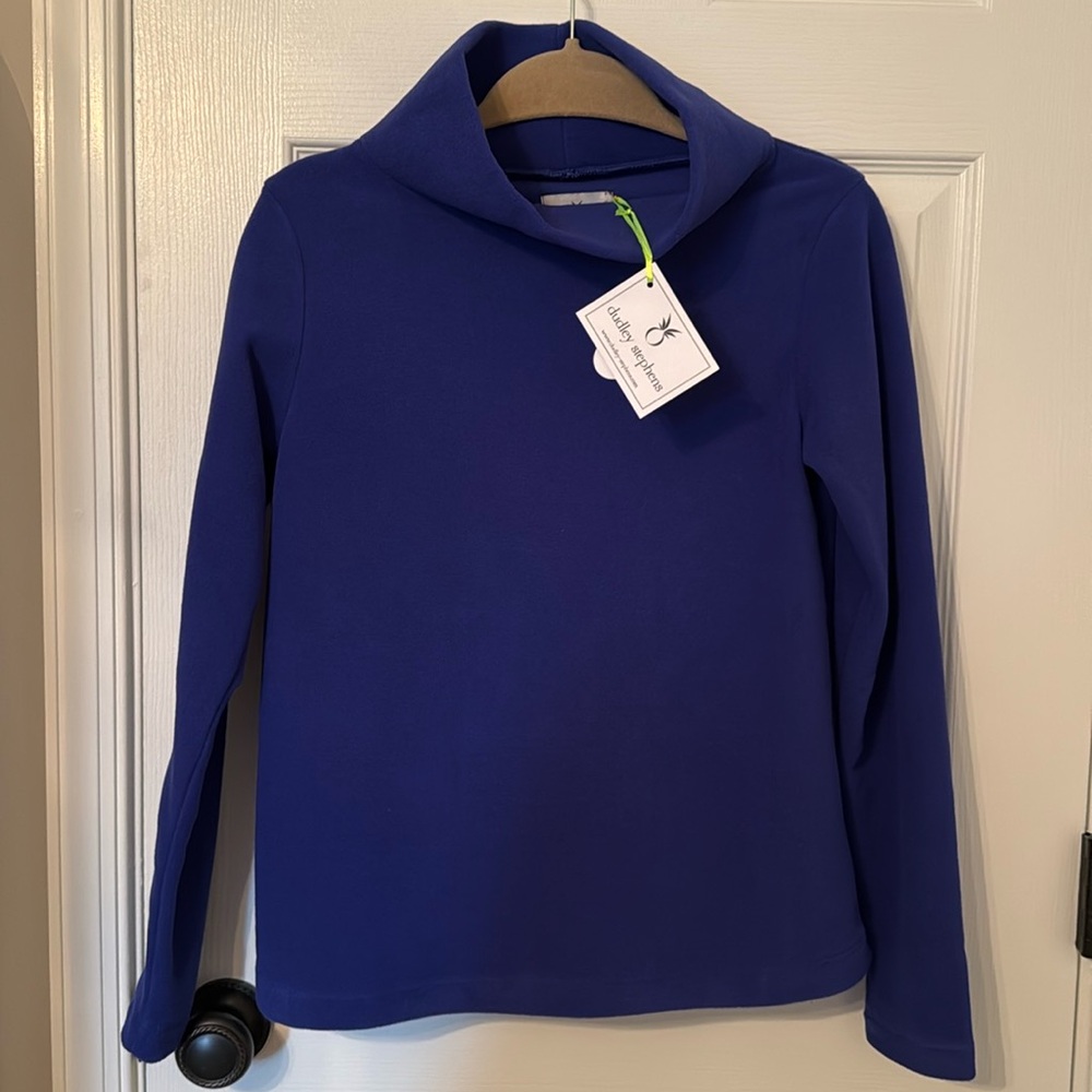 Dudley Stephens Greenpoint Vello Fleece Cobalt NEW NWT Small